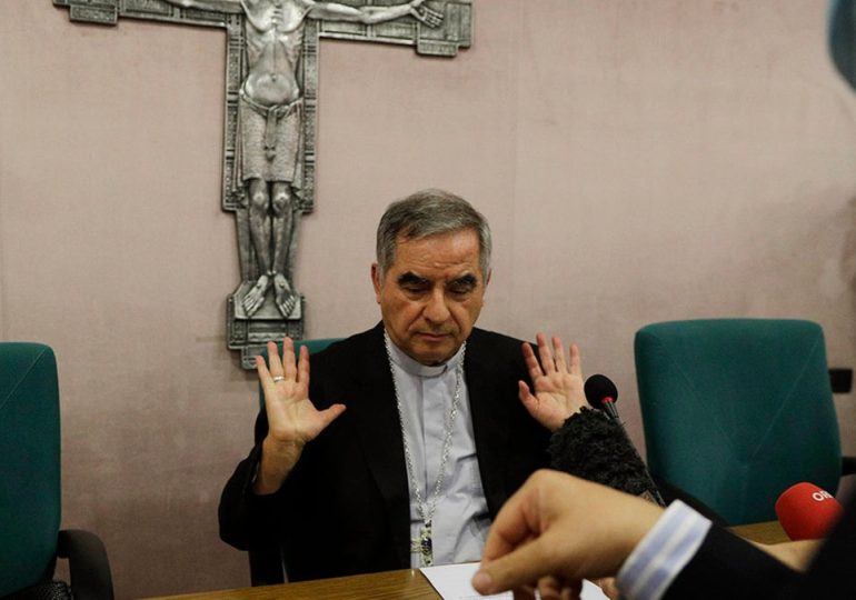 Vatican court sentences Cardinal Becciu to prison for embezzlement, abuse of office