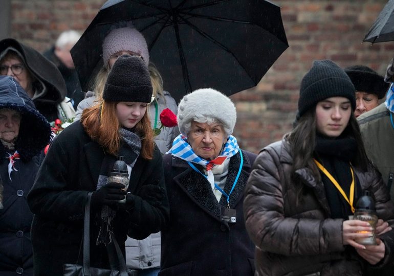 Holocaust survivors gather at 79th anniversary of Auschwitz liberation for historic remembrance day