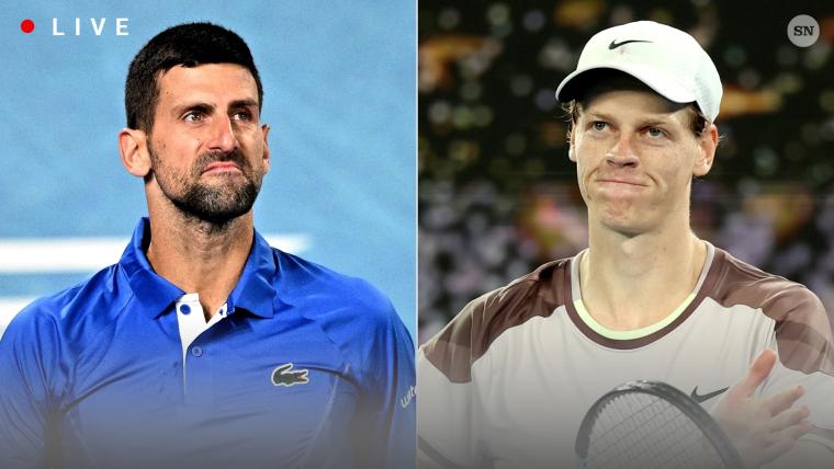 Novak Djokovic vs. Jannik Sinner LIVE score, highlights and updates from Australian Open 2024 semi-final