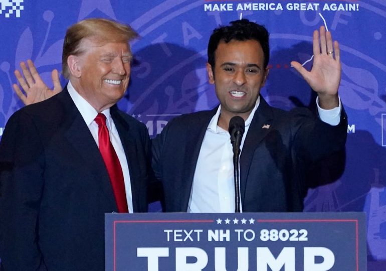 Trump teases future role for Ramaswamy at NH rally: 'He'll be working with us for a long time'