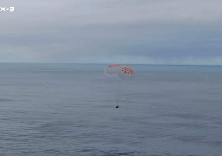 Italian, Swedish and Turkish astronauts land on Earth after private space trip