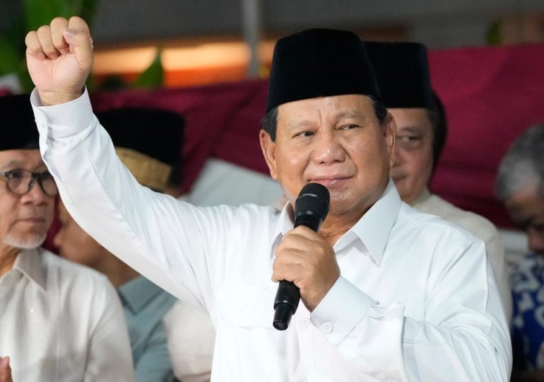 Controversial Indonesian defense minister wins presidential election