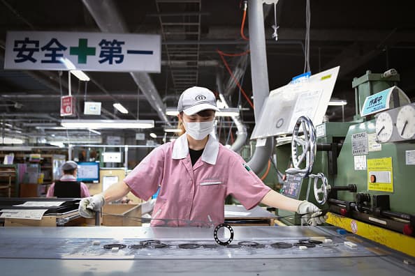 Japan's factory activity contracts most in over three years