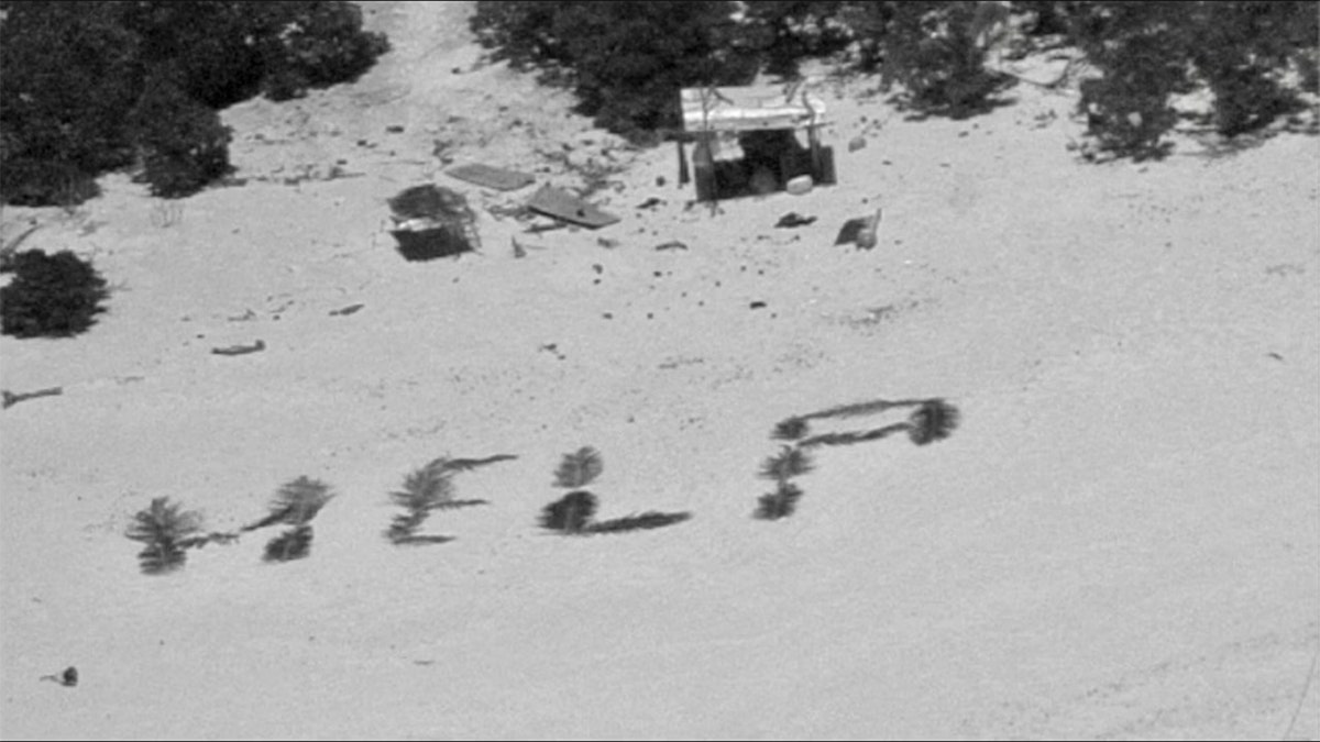 US Coast Guard, Navy rescue 3 fishermen from deserted island after spelling 'HELP' with palms