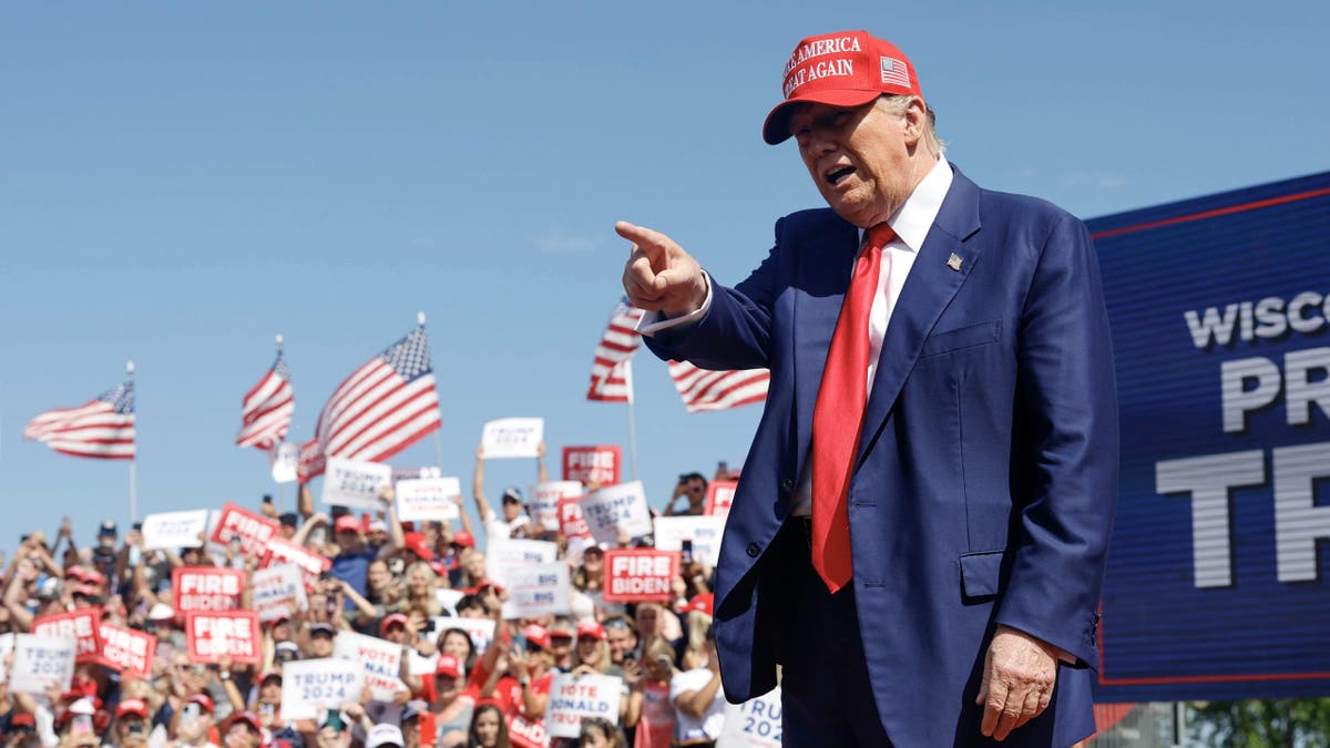 Trump at a rally