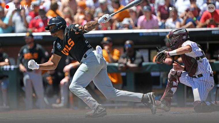 College World Series 2024 live score: Texas A&M vs. Tennessee baseball updates, results, highlights from Game 3