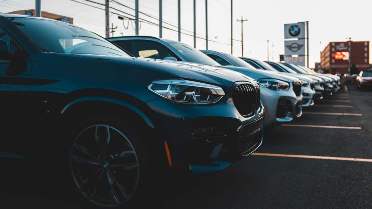 BMW lot