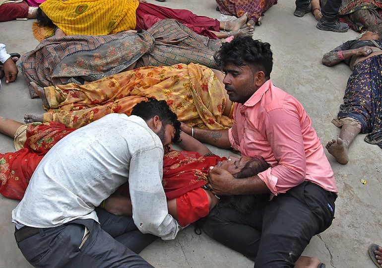 Death toll climbs to 116 in religious gathering stampede in India