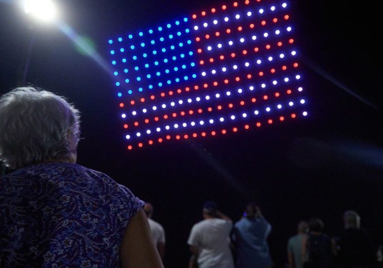 How drone light shows have become a Fourth of July tradition