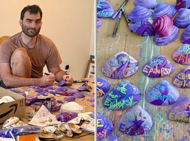 New Jersey man with epilepsy uses hand-painted seashells to help find a cure