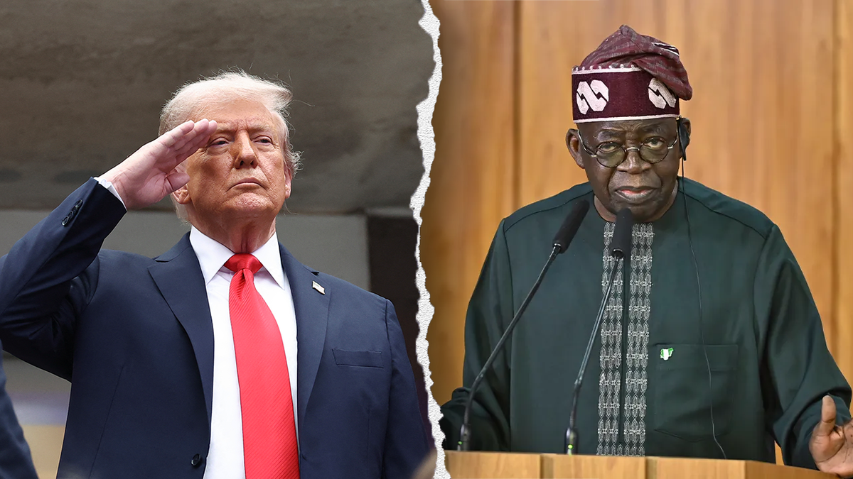President Donald Trump and President of Nigeria Bola Tinubu