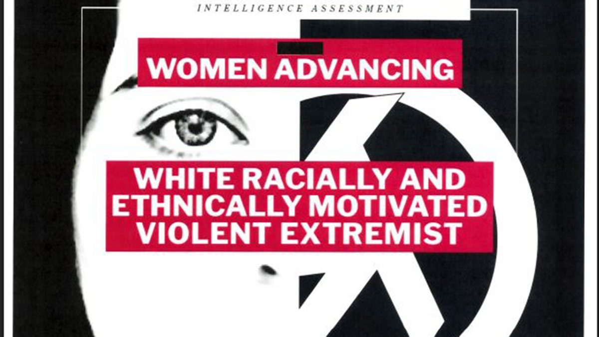 Cover page of declassified CIA assessment on radicalized White women