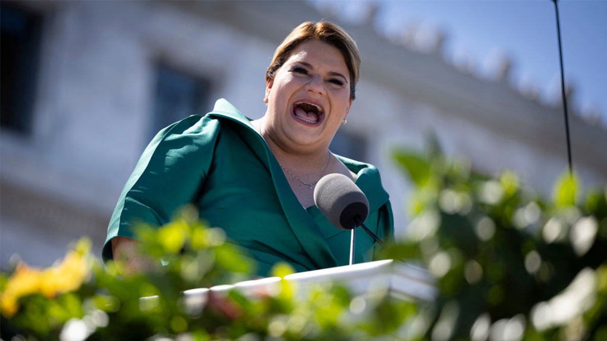 Puerto Rico Gov. Jenniffer González speaking
