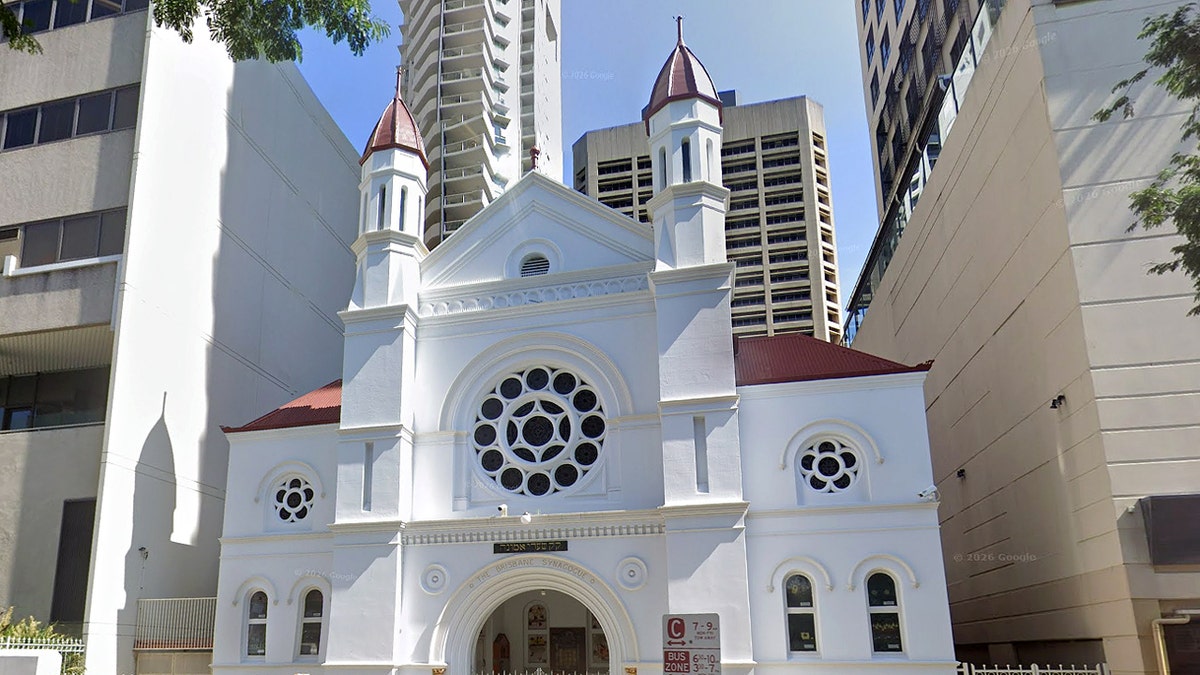 Street view of the Brisbane Synagogue