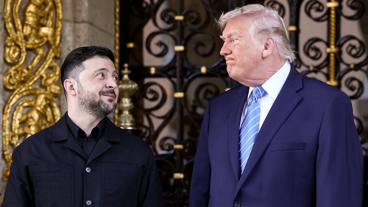 Ukrainian President Volodymyr Zelenskyy and U.S. President Donald Trump